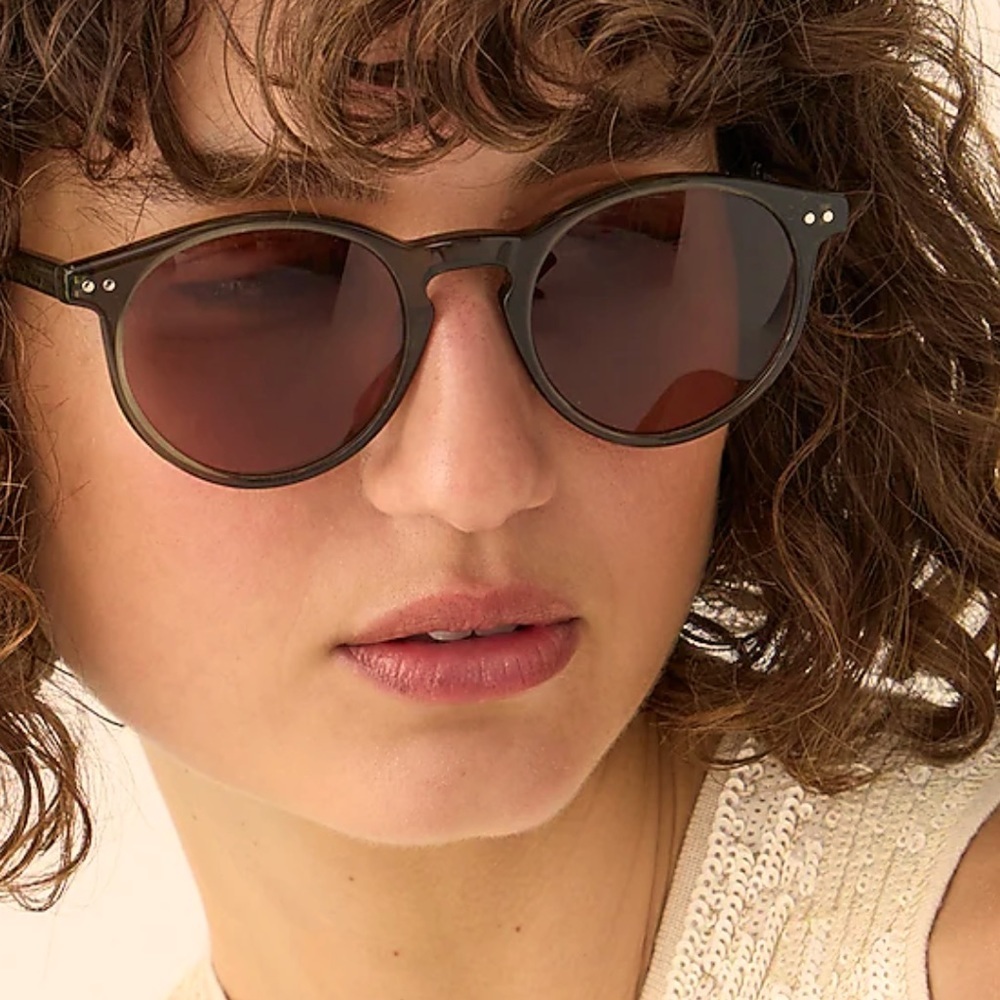 🤎- New J Crew olive brown Lakeside tortoise shell sunglasses